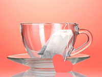 Как сделать чайный пакетик-валентинку