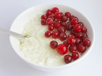 Рисовый пудинг с топленым молоком