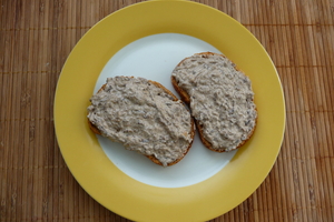 Закуска из грибов со сливочным сыром