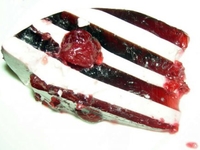 Желейный торт с вишней