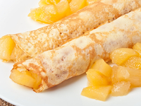 Блинчики с яблочной начинкой