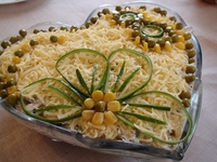 Салат 8 марта