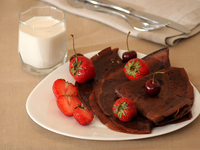 Шоколадные блины