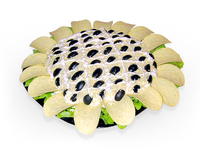 Как приготовить необычный Салат Подсолнух