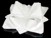 Роза из салфетки