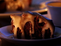 Постный торт с заварным кремом