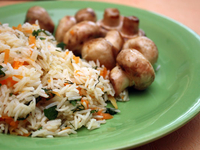 Постный рис