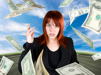 Маленькая зарплата - причина женского стресса