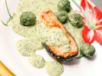 Зеленый сливочный соус