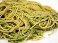 Спагетти с песто