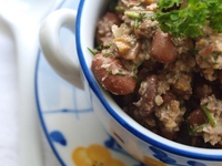 Лобио с орехами