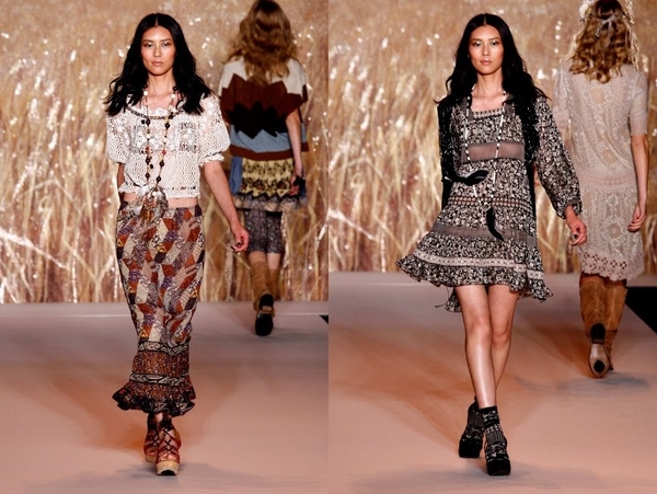 Озорная и невесомая коллекция от Anna Sui весна-лето 2011