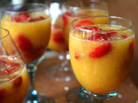 Клубника в апельсиновом соке