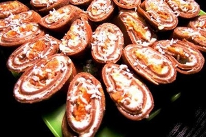 Шоколадно-янтарные блинчики