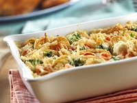 Овощная запеканка с брынзой