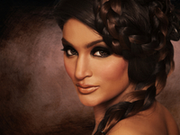 Выразительный макияж с использованием матовых теней