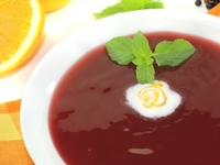 Суп из черешни и апельсинов