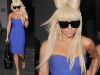 Как сделать прическу бант а-ля Lady Gaga