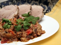 Овощи, тушеные в сметане