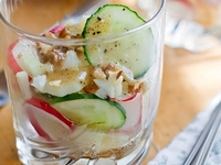 Картофельный салат с редисом