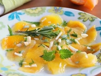 Салат из запеченных на гриле перцев