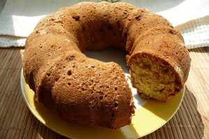 Кекс с изюмом