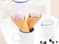 Черничное мороженое