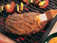 Говядина в горчичном маринаде на гриле