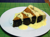 Маковый пирог без муки