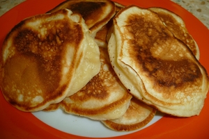 Оладьи на кефире