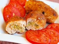 Зразы из индейки с оливками