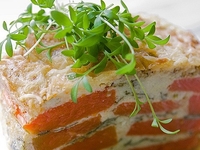 Террин из тыквы со шпинатом