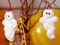 Безе Привидения на Хэллоуин