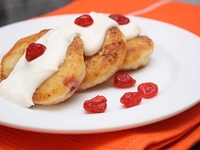 Сырники с вяленой вишней