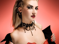 Вампирский макияж для Хэллоуина