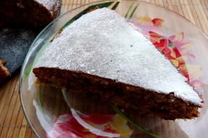 Готовим шоколадно-миндальный пирог