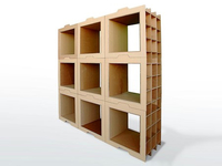 Мастерим небольшой стеллаж из картонных коробок