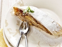 Готовим постный яблочный штрудель