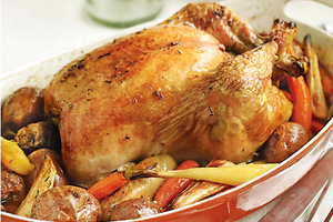Как запечь курицу с овощами (ВИДЕО)