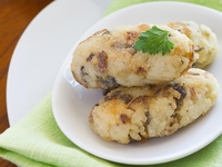 Постные рисовые котлеты с грибами