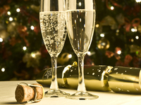 Как украсить бокалы на Новый год