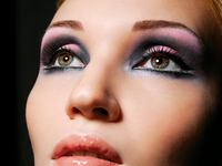 Экстравагантный новогодний макияж