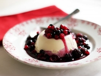 Диетический десерт: Панна котта с ягодами от Даши Малаховой