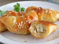 Рогалики с фетой к утреннему кофе