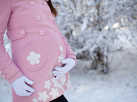 Правила поведения беременной при сильном морозе