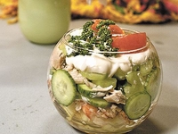 Салат-коктейль Мужская радость