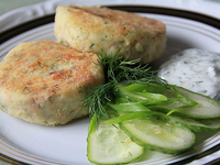 Постные картофельно-рисовые котлеты