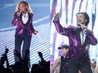 Филипп Киркоров поет в женском наряде?