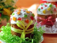 Пасхальный кулич с изюмом