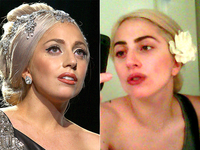 Голливудские красотки до и после макияжа